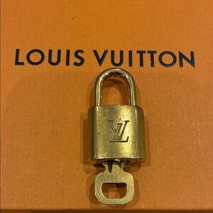 Louis Vuitton Brass Padlock with Key👝